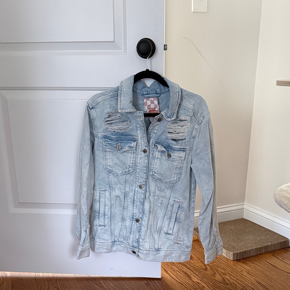 Hollister Oversized Light Blue Denim Jacket